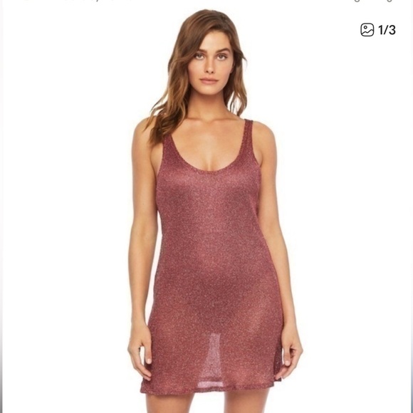 BCBGMaxAzria Women's Shimmering Swim Cover-Up NWOT - Picture 1 of 2